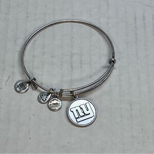 Alex and Ani NY Giants Silver Charm Bracelet